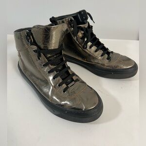 Jimmy Choo High-Top Sneakers in Metall 12